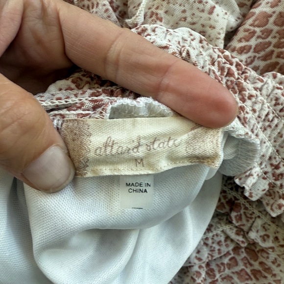 Altar’d State Snake Print Ruffle Skirt - Picture 5 of 6